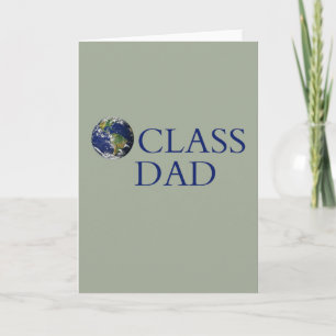 Cartão De Festividades Pai da classe do mundo