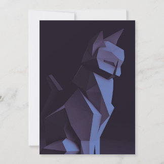 Cartão De Festividades Pai da mãe de gato | Gráfico de gatos cúbicos