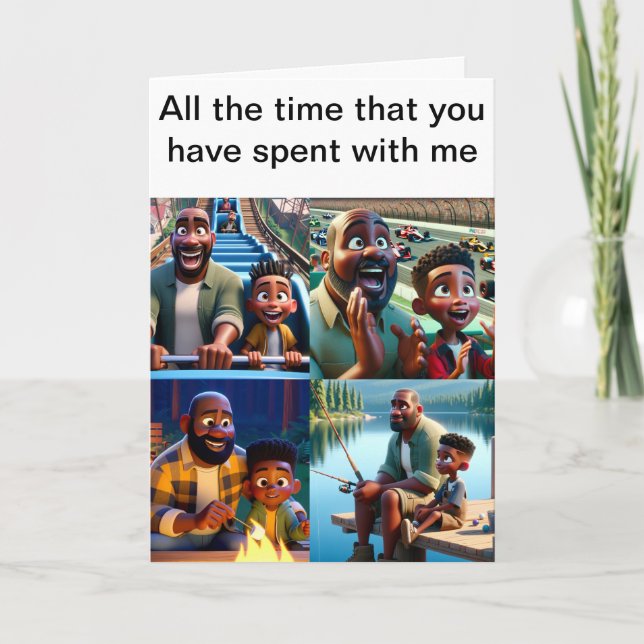 Cartão De Festividades Pai e Amigo (Frente)