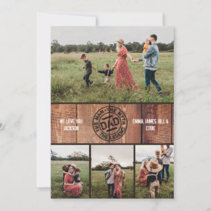 Cartão De Festividades Pai Personalizado O Homem Mito Lenda Foto Dia dos 
