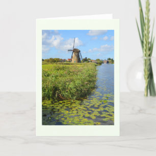 Cartão De Festividades Paisagem holandesa