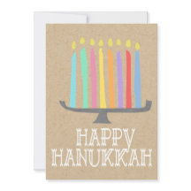 Palavra de brinde a Hanukkah menorah