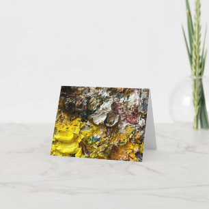 Cartão De Festividades Paleta de artistas #1