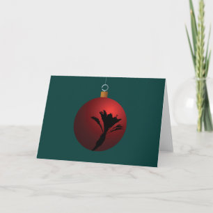 Cartão De Festividades Palm Springs Date Palm Holiday Ball Tree Ornament