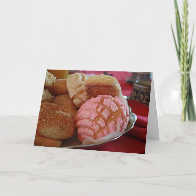 Cartão De Festividades Pan Dulce (Frente)