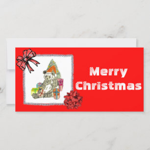 Cartão De Festividades Panda Natal