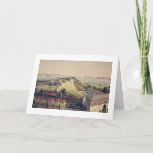 Cartão De Festividades Panorama of Constantinople, plate 22 from 'Aya Sof