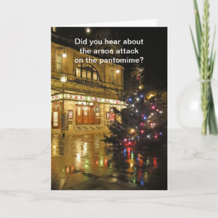 Cartão De Festividades Pantomima