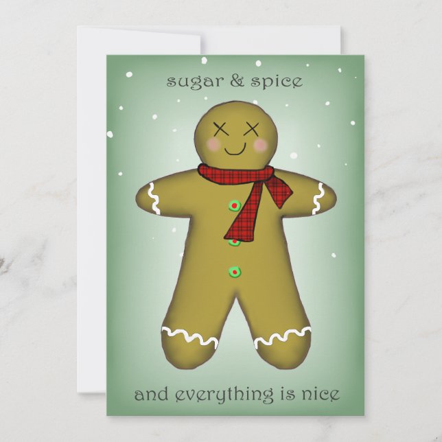 Cartão De Festividades Pão-de-ouro (Frente)