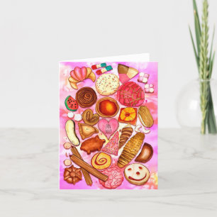 Cartão De Festividades Pão Doce Mexicano Pan Dulce