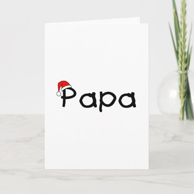 Cartão De Festividades Papa (Frente)