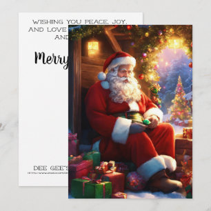 Cartão De Festividades Papai Noel