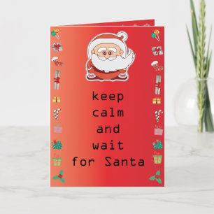 Cartão De Festividades Papai noel