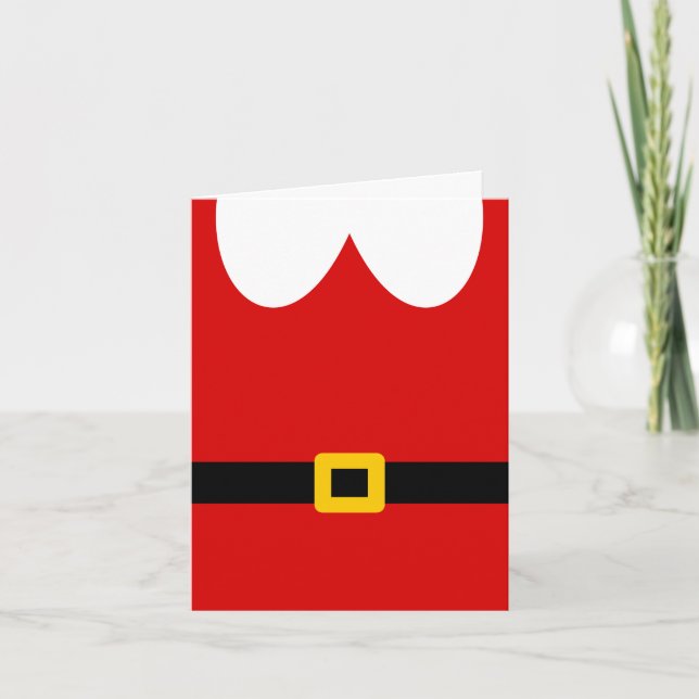 Cartão De Festividades Papai Noel (Frente)