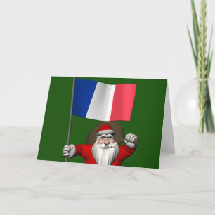 Cartão De Festividades Papai Noel, Alferes Da França