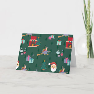 Cartão De Festividades papai noel befana