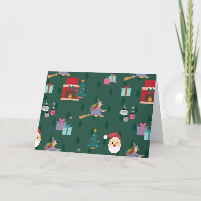 Cartão De Festividades papai noel befana (Frente)