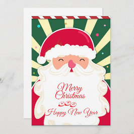 Cartão De Festividades Papai Noel bonitinho