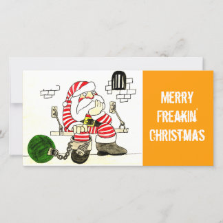 CARTÃO DE FESTIVIDADES PAPAI NOEL DA PRISÃO