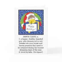 Papai Noel de Cor Engraçado