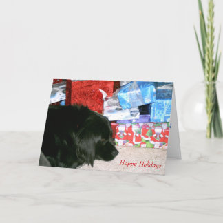 Cartão De Festividades Papai noel de espera