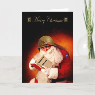 Cartão De Festividades Papai noel de WWII