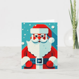 Cartão De Festividades Papai Noel Delicioso