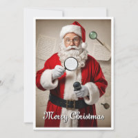 Papai Noel Detetive Natal Engraçado Hilário
