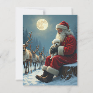 Cartão De Festividades Papai Noel e amigos