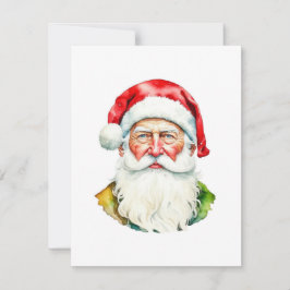 Cartão De Festividades Papai Noel - Feliz Natal B