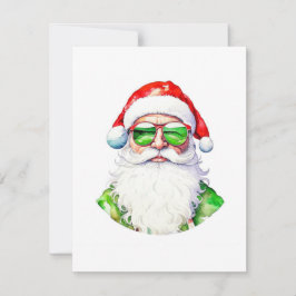 Cartão De Festividades Papai Noel - Feliz Natal E