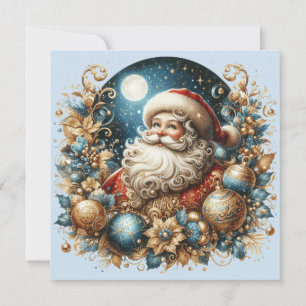 Cartão De Festividades Papai Noel & Natal personalizável 