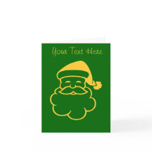 papai noel ouro gráfico design verde