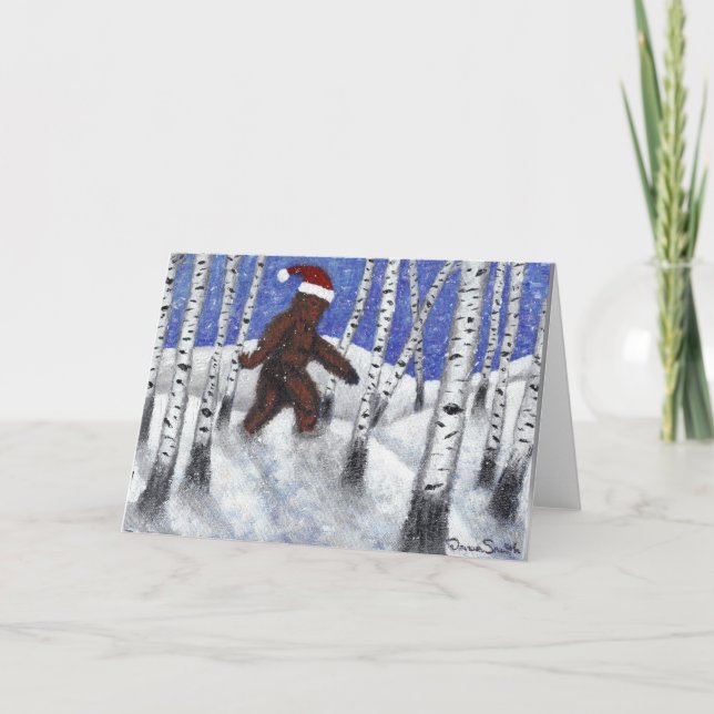 Cartão De Festividades Papai noel Squach (Frente)