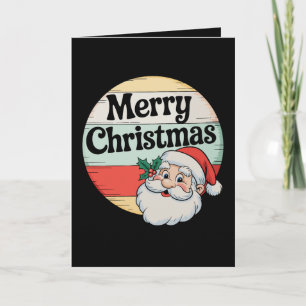 Cartão De Festividades Papai Noel Vintage Feliz Natal Antigo Xmas Antigo