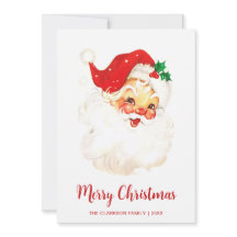 Papai Noel Vintage Fofo Natal
