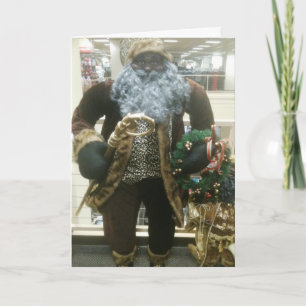 CARTÃO DE FESTIVIDADES PAPAIS NOEIS AFRICANOS AMERICANOS DESEJAM