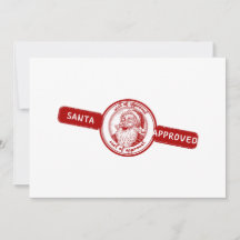 Papais noeis Aprovados, carimbo de Natal, alegria 