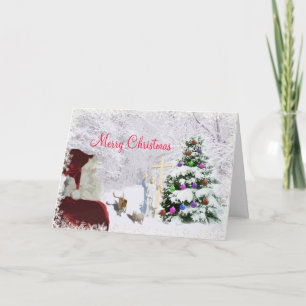 Cartão De Festividades Papais noeis Conhecem Jesus