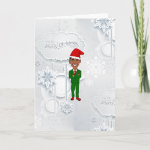 Cartão De Festividades papais noeis de barack obama