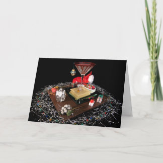 Cartão De Festividades Papais noeis de chocolate - Feriado