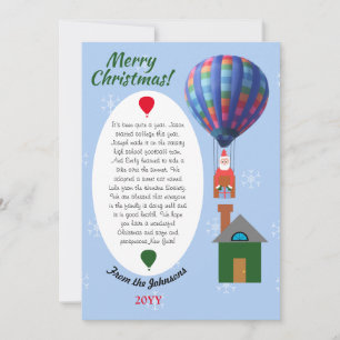 Cartão De Festividades Papais noeis de Newsletter da Família Natal Balã