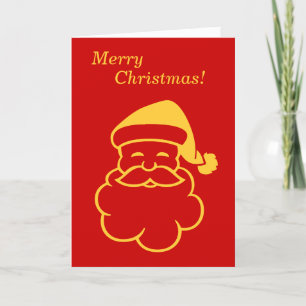 Cartão De Festividades papais noeis de ouro design gráfico minimalista p
