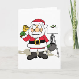 Cartão De Festividades Papais noeis de shopping