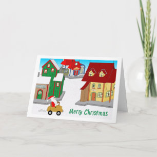 Cartão De Festividades Papais noeis do centro 2