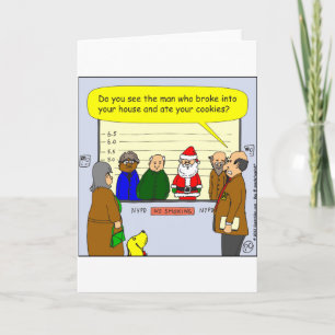 Cartão De Festividades papais noeis do x27 invadiram sua caricatura