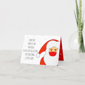 Cartão De Festividades Papais noeis engraçados no Furlough Happy Christma