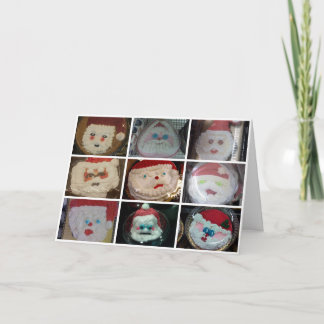 Cartão De Festividades Papais noeis está assistindo