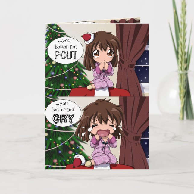 Cartão De Festividades Papais noeis estão chegando (Frente)