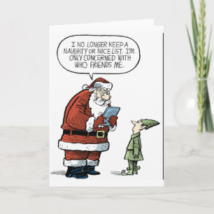 Cartão De Festividades Papais noeis Facebook